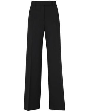 Seventy Casual Trousers With Belt Loops - Black