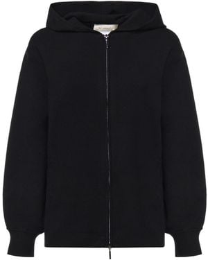 Max Mara Long-Sleeve Hooded Sweatshirt - Black