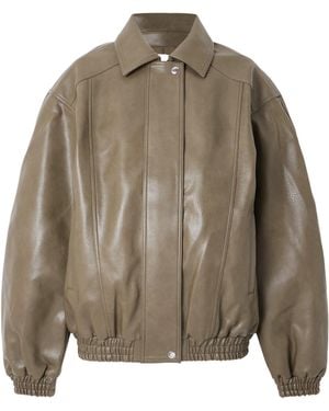 Frankie Shop Prescott Oversized Jacket - Brown