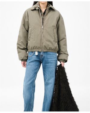 Our Legacy Cropped Avenue Puffer Jacket - Blue