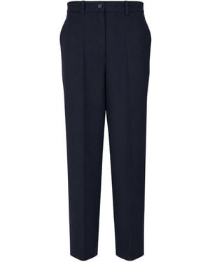 P.A.R.O.S.H. Pressed-Crease Tailored Pants - Blue