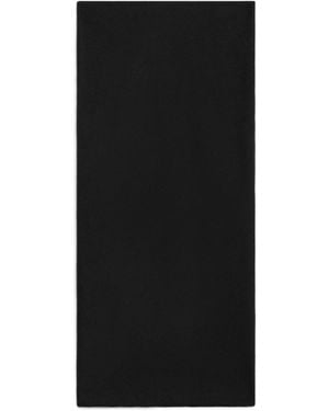 Celine Double-Sided Cashmere Scarf - Black