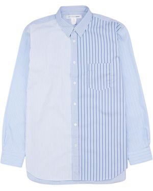 Comme des Garçons Long-Sleeved Striped Shirt - Blue