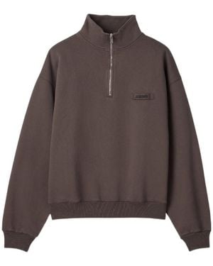 Jacquemus Long-Sleeved Sweatshirt - Brown