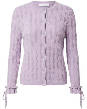Gucci Braided Cotton Blend Cardigan - Purple