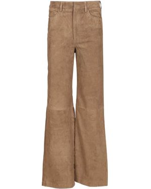 ROTATE BIRGER CHRISTENSEN Straight Leg Trousers - Brown