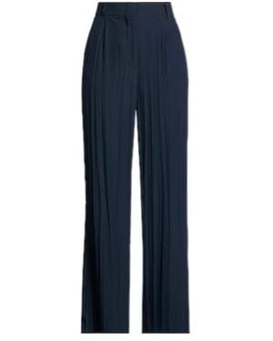 MAX&Co. High-Waisted Loose Tailored Pants - Blue