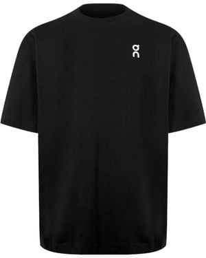 On Shoes Logo Crew Neck T-Shirt - Black