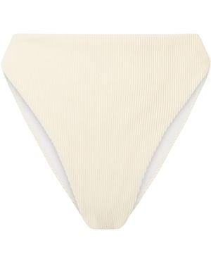 Haight Ribbed Bikini Briefs - White