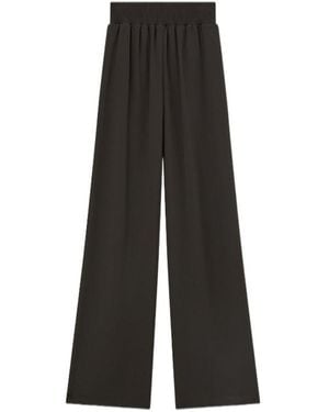 JOSEPH Nour Twill Satin Trousers - Black