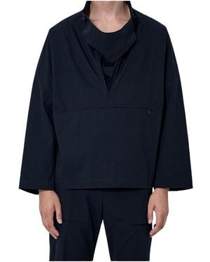 Kiko Kostadinov Long-Sleeved High-Neck Jacket - Blue