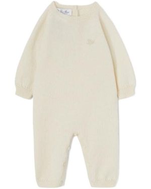 Loro Piana Lovely Cashmere Jumpsuit - White
