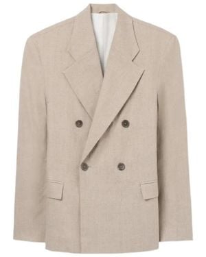 Séfr Séfr Donovan Double-Breasted Blazer - Natural