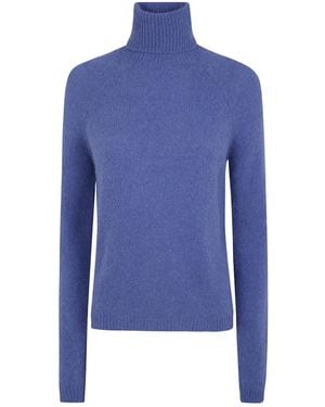 Baserange Turtleneck Sweater - Blue