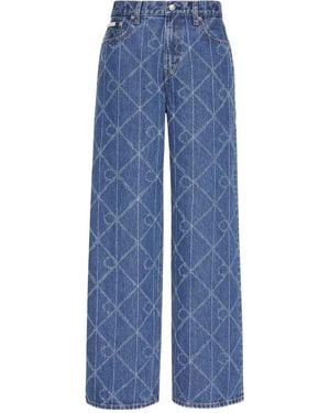 Calvin Klein Belt Loop Jeans - Blue