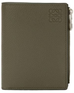 Loewe Slim Compact Wallet - Green