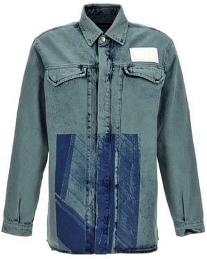 A_COLD_WALL* 'Bleached Overdyed' Shirt - Blue