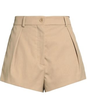 Sportmax Pleated Detail Shorts - Natural