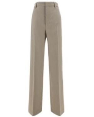 Ami Paris Ami Straight-Leg Tailored Pants - Gray