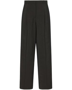 The Row Mikkela Casual Trousers - Black