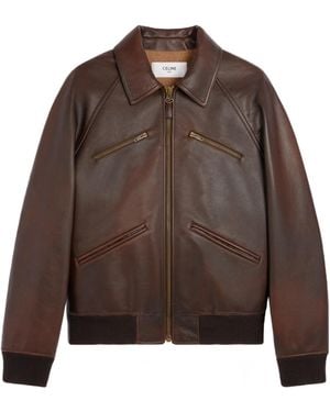 Celine Bomber Jacket - Brown
