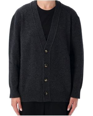 Bottega Veneta Long Sleeve Cardigan - Black