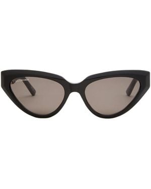 Balenciaga Acetate Cat-Eye Sunglasses - Black
