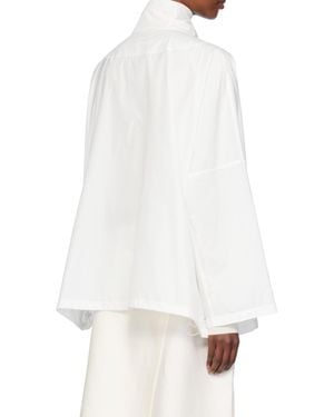 The Row Long-Sleeved Casual Jacket - White