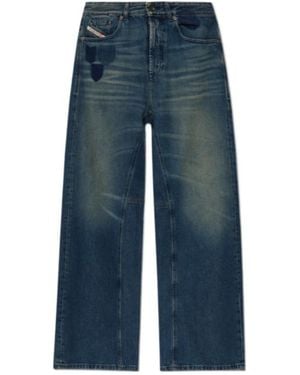 DIESEL Belt Loop Jeans - Blue
