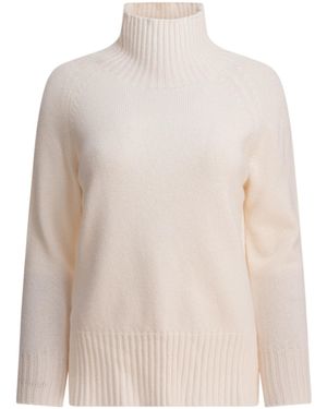 Kangra Cashmere Turtleneck Jumper - White