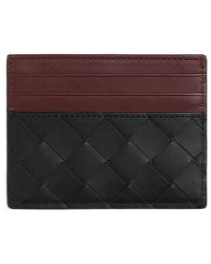 Bottega Veneta Intrecciato Open Top Card Case - Purple
