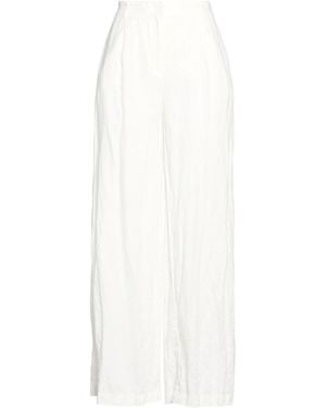 MAX&Co. Loose Straight-Leg Trousers - White