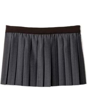 Miu Miu Mini Skirt - Gray