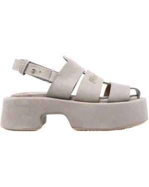 JW Anderson Suede Fisherman Sandals - White