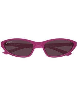 Balenciaga Eyewear Cat-Eye Frame Sunglasses - Purple