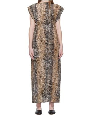 Baserange Rema Maxi Dress - Brown