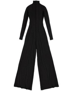 Balenciaga Tuta A Lupetto Da Donna - Black