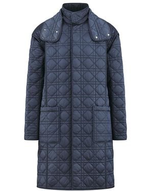 Dior Cannage Coat - Blue