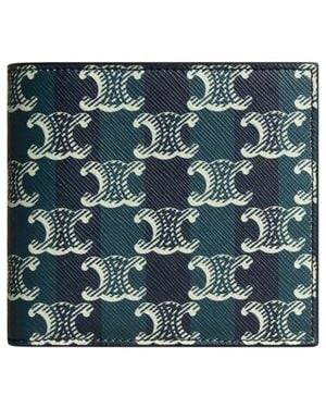 Celine Bi-Fold Wallet - Blue