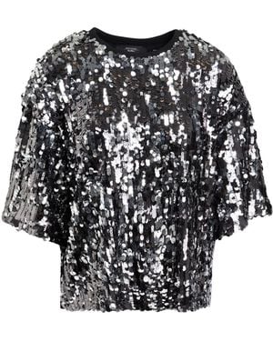 Weekend by Maxmara Solidcolor Shortsleeve Mesh Tshirt - Black
