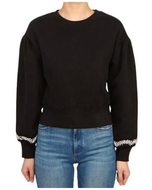 AllSaints Long-Sleeved Ribbed Sweatshirt - Black