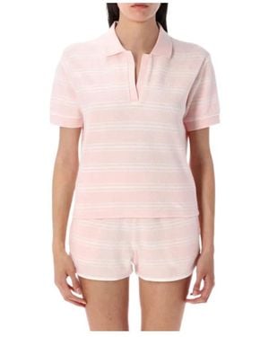 Sporty & Rich Striped Top - Pink