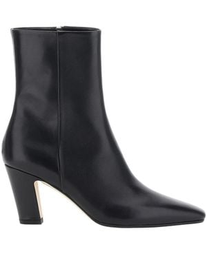Aeyde Square-Toe Ankle Boots - Black