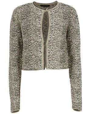Fabiana Filippi Long-Sleeved Knitted Cardigan - Multicolour