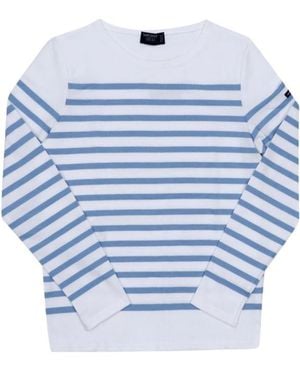 Saint James Striped T-Shirt - Blue