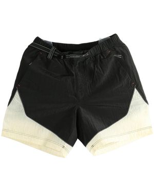 and wander X Roa Ripstop Wind Shorts - Black