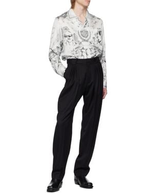 CASABLANCA Five Pleat Trousers - Grey