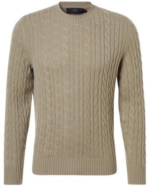 arch4 Round-Neck Knitted Jumper - Grey
