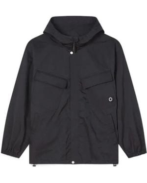 KENZO Zip-Up Short Windbreaker - Blue