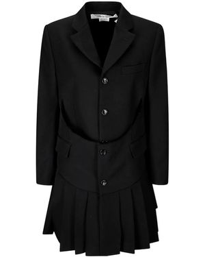 Comme des Garçons Wool Coat - Black